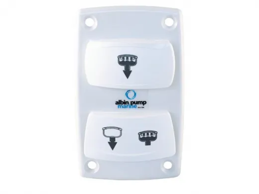 Albin Kontroll-Paneel Silent Elektrik Toilette Rocker Switch