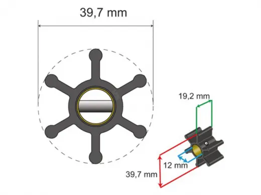 Albinus Premium Impeller Kit PN 06-01-002