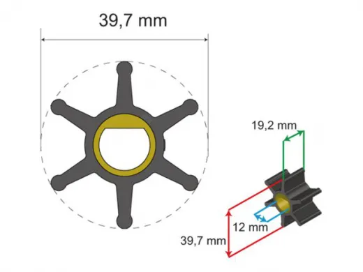 Albinus Premium Impeller Kit PN 06-01-004