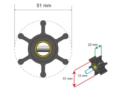 Albinus Premium Impeller Kit PN 06-01-005