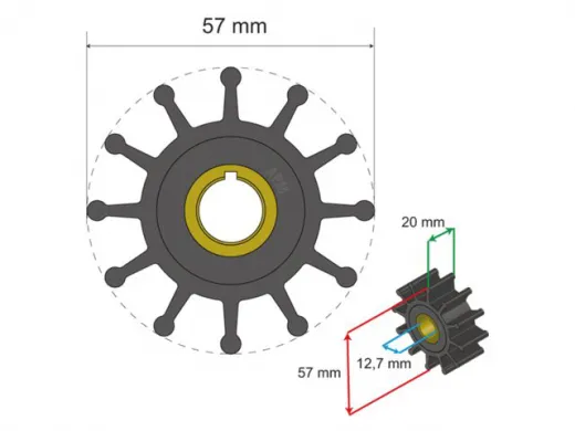 Albinus Premium Impeller Kit PN 06-01-013