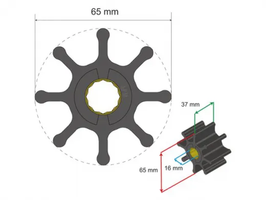 Albinus Premium Impeller Kit PN 06-01-017