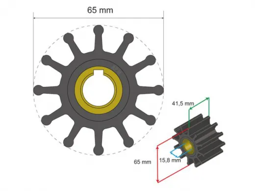 Albinus Premium Impeller Kit PN 06-01-018