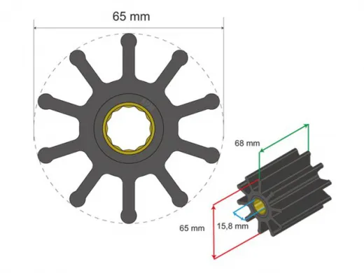 Albinus Premium Impeller PN 06-02-022