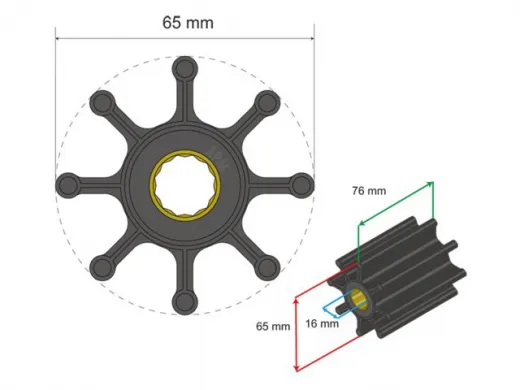 Albinus Premium Impeller PN 06-02-024