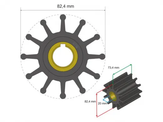 Albinus Premium Impeller PN 06-02-025