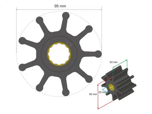 Albinus Premium Impeller PN 06-02-027