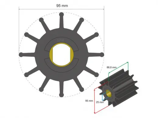 Albinus Premium Impeller PN 06-02-030