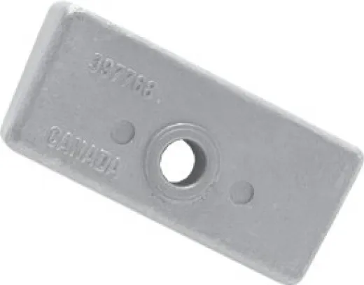 allpa Aluminium Anode OMC Johnson Evinrude Block OEM 397768