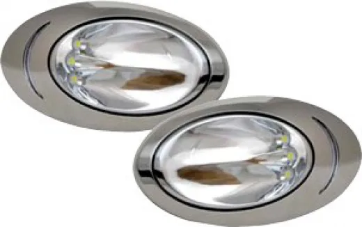 allpa Aufbau NIRO 316 High Power LED Rumpflicht 12V5W 190x114x35mm 2St