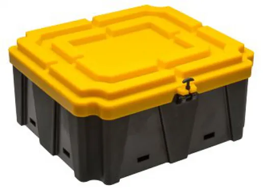 Allpa Batterie Kasten XXL 660x710x300mm Schachtelgröße 200Ah PolypropylenKraftstoff und säurebeständige Box