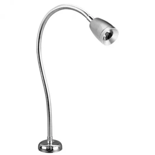 allpa Flexibele LEDKarten Leselampe Messing verchromt 830V 1 2W LED 1x 1W Warm White