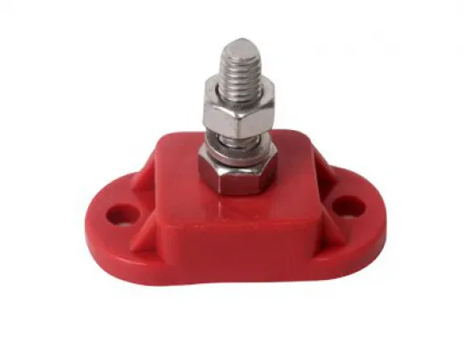 allpa Isolierter Anschluß Zinn Platte aus ABS 10mm Rot