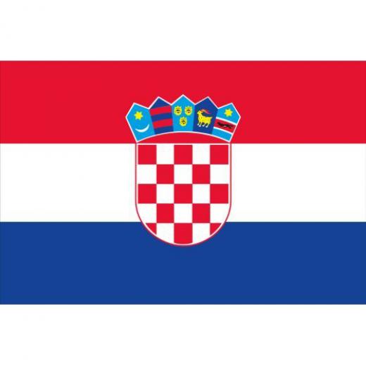 allpa Kroatische Flagge 20x30cm