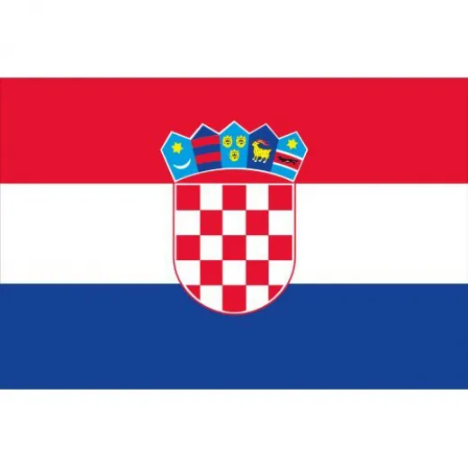 allpa Kroatische Flagge 20x30cm