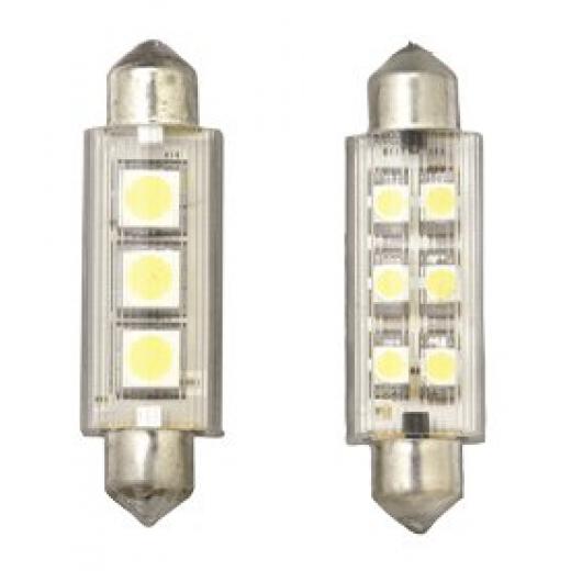 allpa LEDSoffittenlampe 12V 0 5W 42x12mm Lichtfarbe Warm White