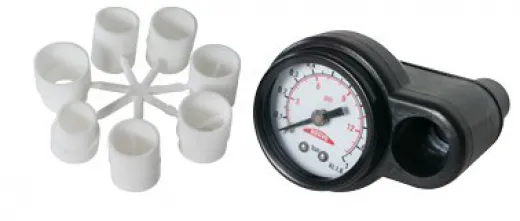 allpa Manometer für Artikel 026004 026006 inklusive Adapterkit