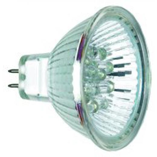 allpa MR16 LEDersatzlampe 12xØ5mm 12V Verleichbar mit 20W Glübirne Lichtfarbe Warm White