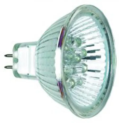 allpa MR16 LEDersatzlampe 12xØ5mm 12V Verleichbar mit 20W Glübirne Lichtfarbe Warm White