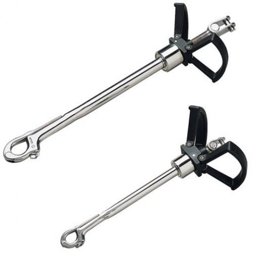 allpa NIRO Stagspanner mit Aluminium Klappgriffen schnapphaken max Stag Ø68mm