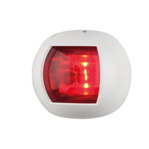 allpa Positielantaarn rood bakboord LED 1224V wit polycarbonaat huis