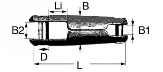 Ankerverbinder verzinkt für 6-8mm