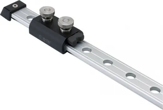 Antal Aluminium Verstellbarer doppeltem Stopper Pin für TSchienen 40X8mm mit 50mm Lochabstand