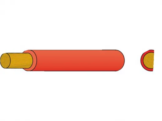 Batterie-Kabel PVC-Isoliert 16mm² rot