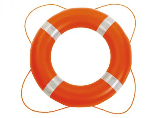 Besto Rettungsring 60cm orange 2,5kg Solas mit Reflexstreifen