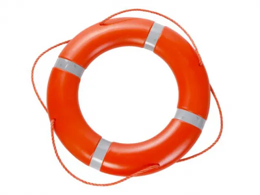 Besto Rettungsring 75cm orange 2,5kg Solas mit Reflexstreifen