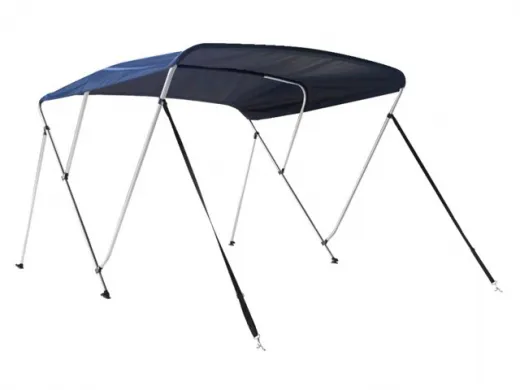 Bimini Top Deluxe 3-Arm 183x137-152x117cm navy-blau