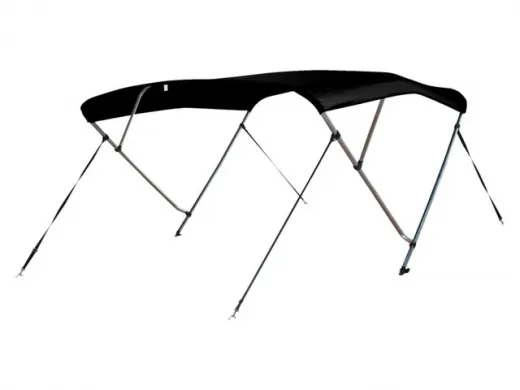 Bimini Top Deluxe 3-Arm 183x137-152x117cm schwarz