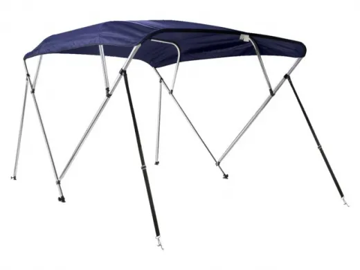 Bimini Top Deluxe 4-Arm 240x185-198x137cm navy-blau