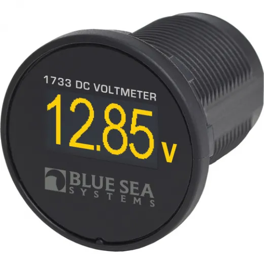 Blue Sea MiniOLEDDCVoltmeter Gelb