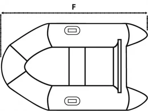 Boot Persenning L (550-610cm)