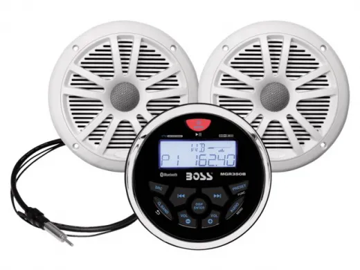 Boss Marine Radio Set weiß MCKGB350W