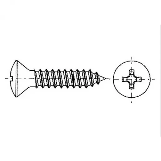 BUKH PRO Kreuzschrauben Länge 127 mm