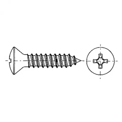 BUKH PRO Kreuzschrauben Länge 13 mm