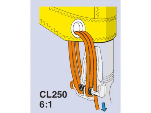 Clamcleat CL250 Alu 3-5mm