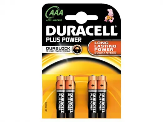 Duracell Plus MN2400 AAA 4-Pack