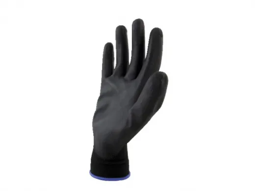 Farb-Handschuhe PU-soft black L