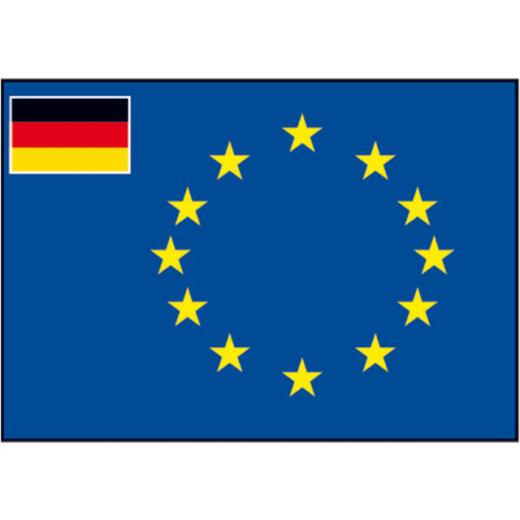 Flagge SB Europarat/BRD 20x30cm