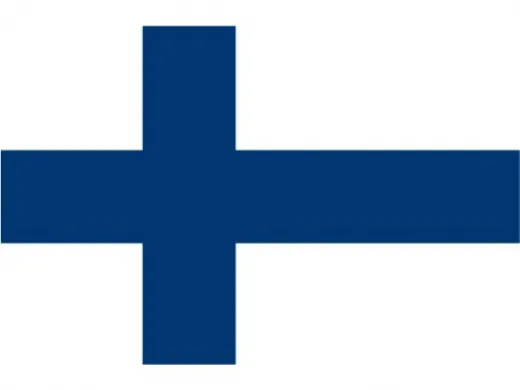 Flagge SB Finnland 20x30cm