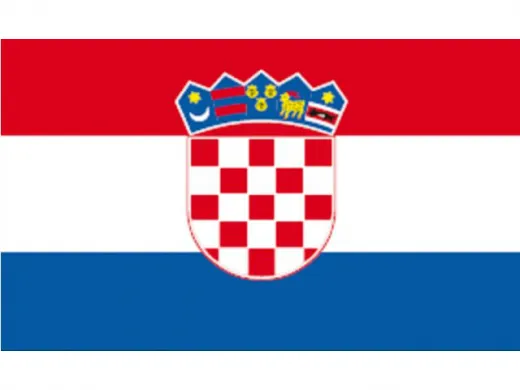 Flagge SB Kroatien 20x30cm