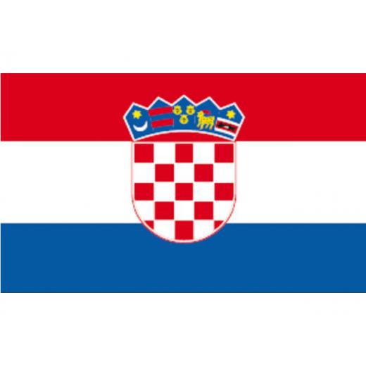 Flagge SB Kroatien 30x45cm