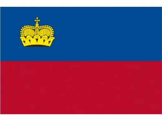 Flagge SB Liechtenstein 20x30cm