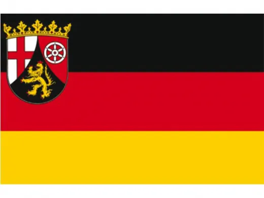 Flagge SB Rheinland-Pfalz 20x30cm