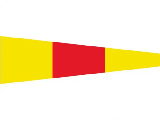 Flagge SB Signal 0 30x36cm