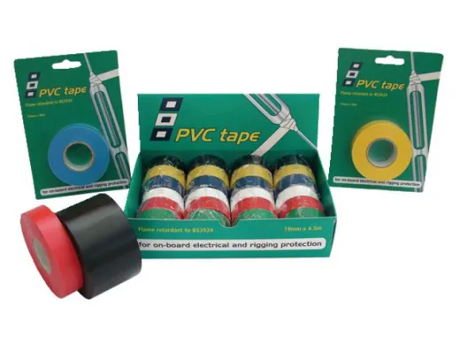 Flammhemmendes PVC Tape 19mm 20m blau