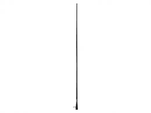 Glomex UKW Motorbootantenne Fiberglas 1.5m schwarz mit Kabel 4,5m